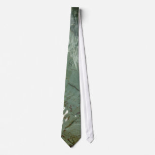 Wasserbedeckte Felsplatte Naturfoto Krawatte