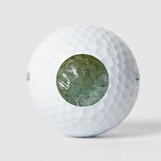 Wasserbedecktes Foto Golfball (Vorderseite)