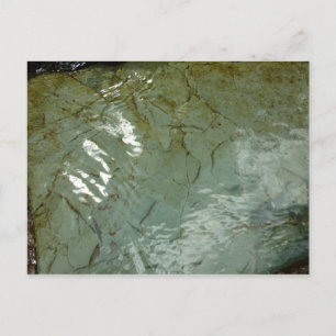Wasserbedecktes Foto Postkarte