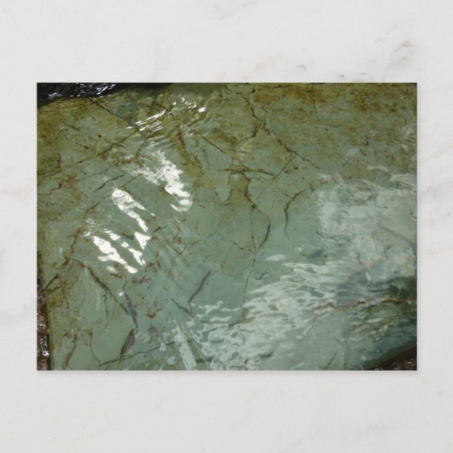 Wasserbedecktes Foto Postkarte (Vorderseite)