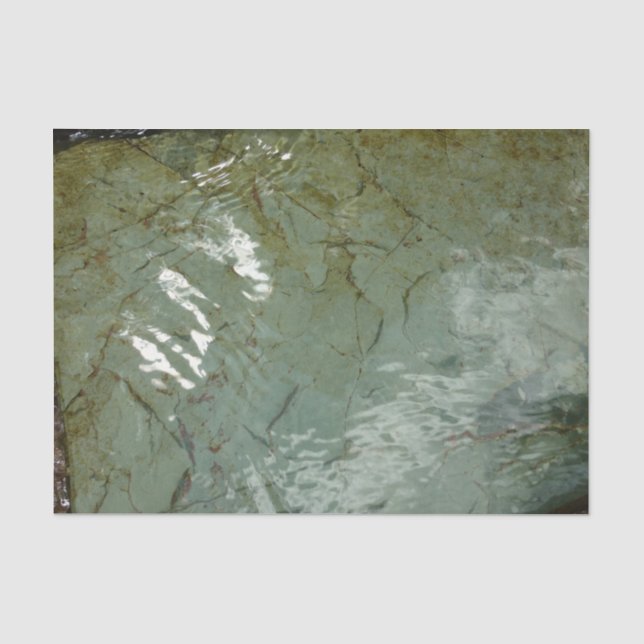 Wasserbedecktes Foto Seidenpapier (Vorderseite)