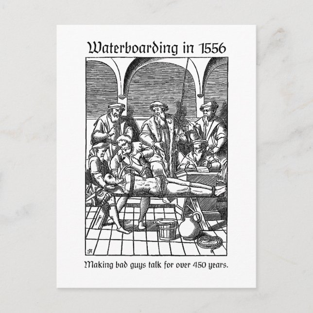 Wasserbeförderung 1556 postkarte (Vorderseite)
