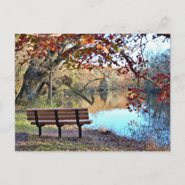 Wasserbild mit Foto Postkarte