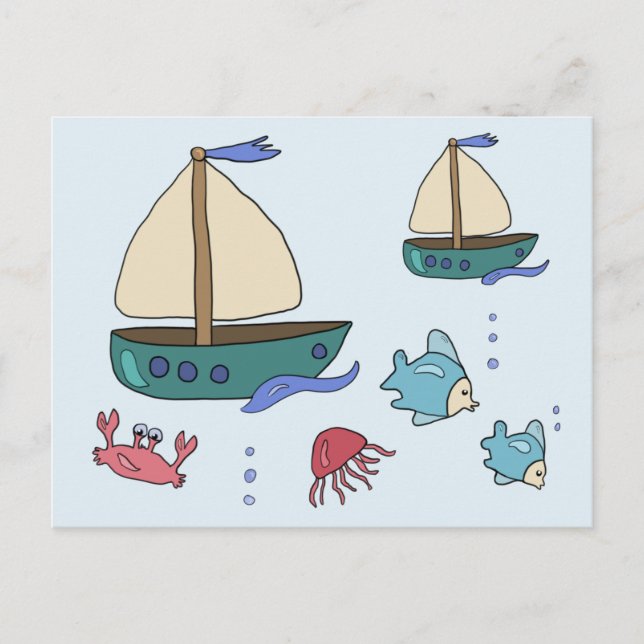 Wasserbild Postkarte (Vorderseite)