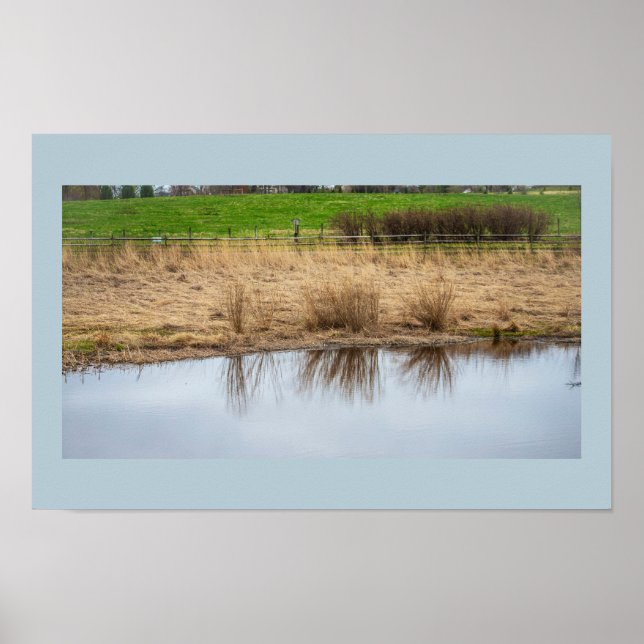 Wasserbild Reflections Poster (Vorne)