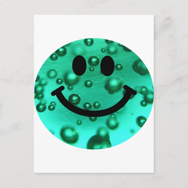 Wasserblasen Postkarte (Vorderseite)