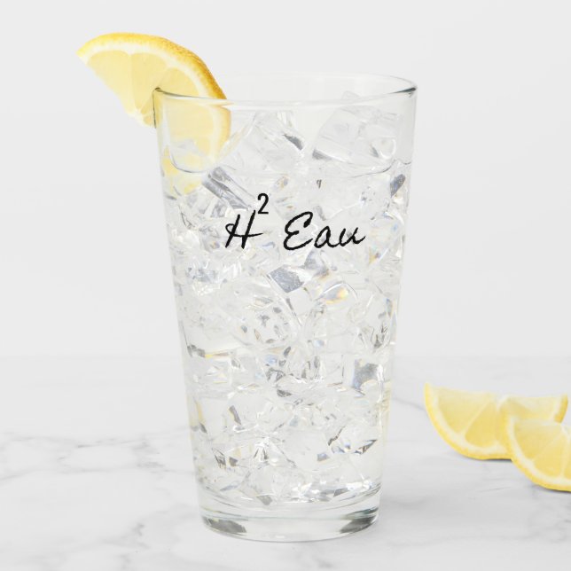 Wasserbrille Glas (Vorderseite Ice)