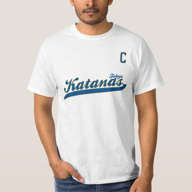 Wasserbrotwurzel Tsujimoto Spieler-Name und T-Shirt (Vorderseite)