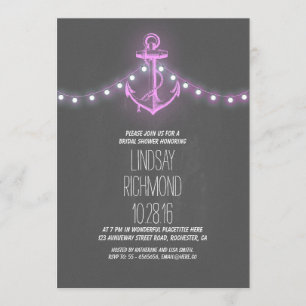 Wasserbrunnen-Dusche Einladung