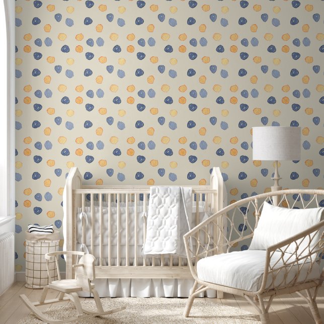 Wassercolor Boho Dot Abstrakt Tapete (Kinder)