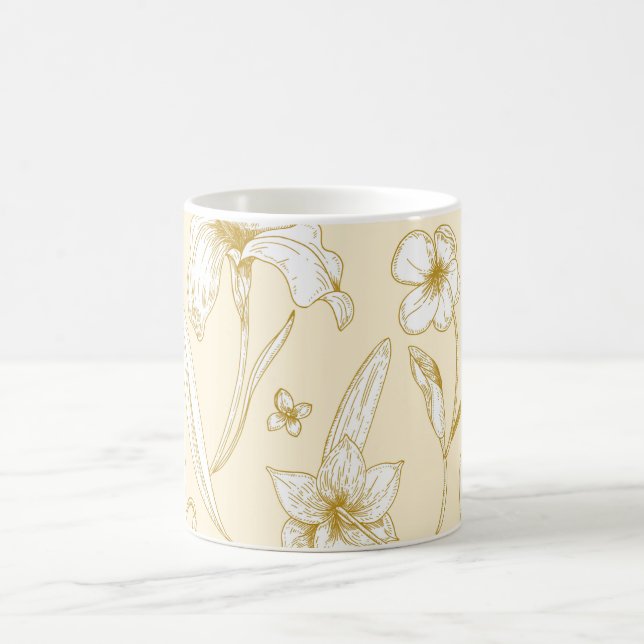 Wasserdichte Blume: Die Kunst blühender Tasse (Mittel)