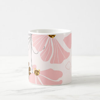 Wasserdichte Blume: Eine Tasse mit botanischer Tou