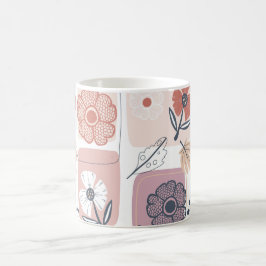 Wasserdichte Blume: Schöne blühende Tasse