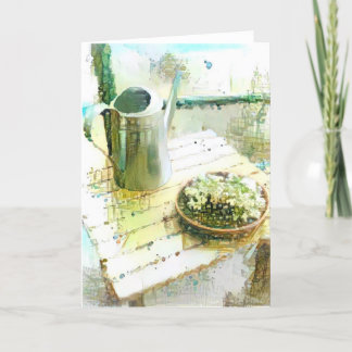 Wasserdose Dankeskarte