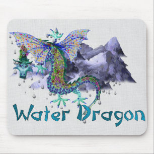 Wasserdrache Mousepad
