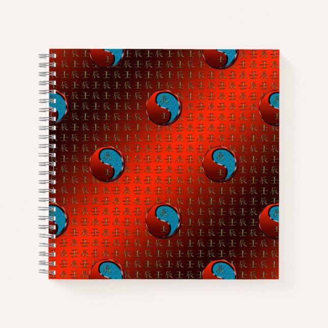 Wasserdrache Notizbuch (Vorderseite)
