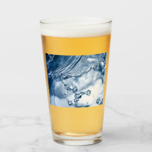 Wassereinschlag Glas