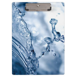 Wassereinschlag Klemmbrett