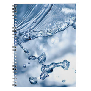 Wassereinschlag Notizblock