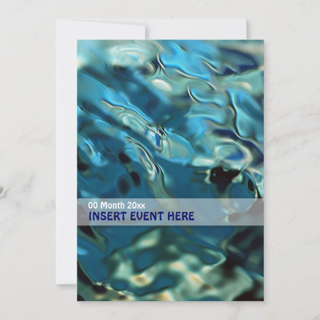 Wasserenergiegeschäft Einladung (Vorderseite)