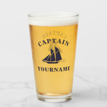 Wasserfahrzeuge Kapitän Personalisiert Tumbler Gla
