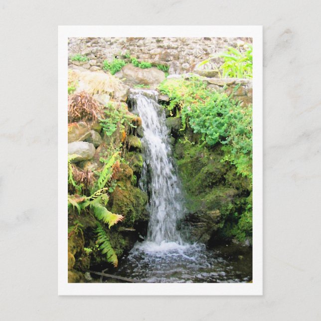 Wasserfall 6 Venezuela Dschungel Landschaft Kunst, Postkarte (Vorderseite)