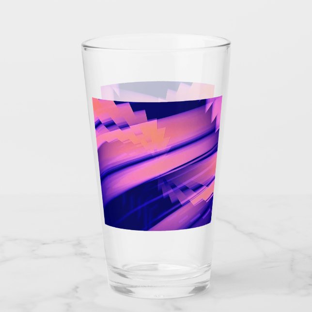 WASSERFALL ABSTRAKT GLAS (Vorderseite)
