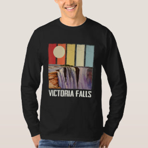 Wasserfall Afrika Victoriafälle Souvenir Simbabwe T-Shirt