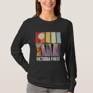 Wasserfall Afrika Victoriafälle Souvenir Simbabwe T-Shirt