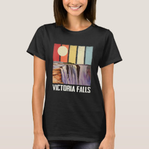 Wasserfall Afrika Victoriafälle Souvenir Simbabwe T-Shirt
