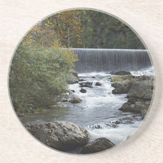 Wasserfall am Banner Elk, NC-Untersetzer Getränkeuntersetzer (Vorne)
