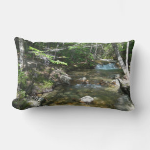Wasserfall am Fluss Pemigewasset III Lendenkissen