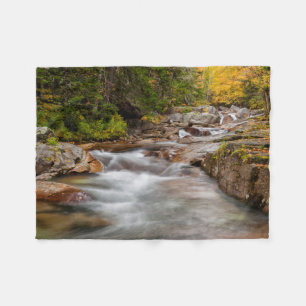 Wasserfall am Jefferson Brook, New Hampshire Fleecedecke