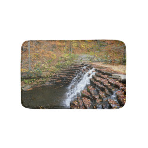 Wasserfall am Laurel Hill Staat Park II Badematte