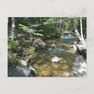 Wasserfall am Pemigewasset River III Postkarte
