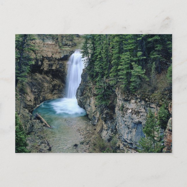 Wasserfall auf Falls Creek in Lewis und Clark Postkarte (Vorderseite)
