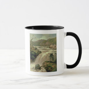 Wasserfall auf Fluss Neath, Südwales Tasse