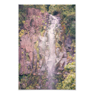 Wasserfall auf Straße zum Foto-Druck Hana   Fotodruck