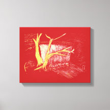 Wasserfall auf Vermilion Canvas Print