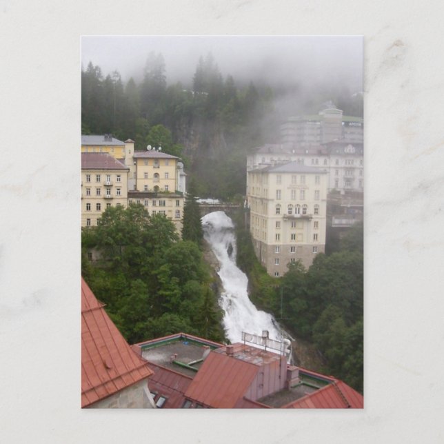 Wasserfall, Bad Gastein Postkarte (Vorderseite)