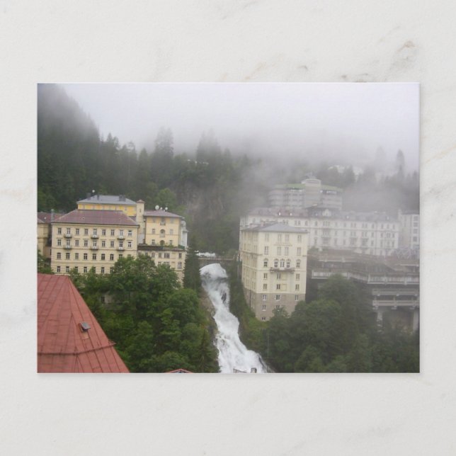 WasserFall, Bad Gastein Postkarte (Vorderseite)