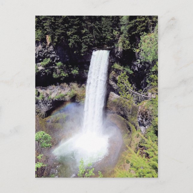 Wasserfall bei Whistler Postkarte (Vorderseite)