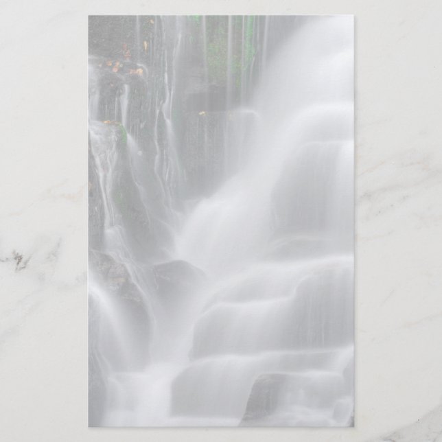 Wasserfall Briefpapier (Vorderseite)