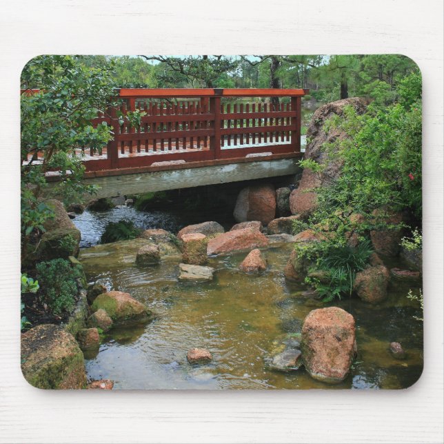 Wasserfall-Brücke Mousepad (Vorne)