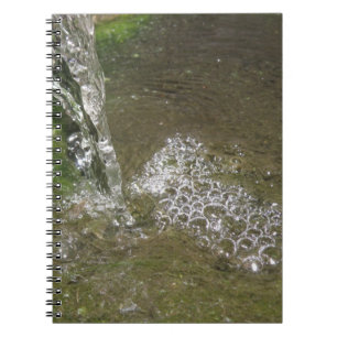 Wasserfall-Bubbling-Water-Notebook Notizblock
