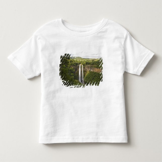 Wasserfall Chamarel am höchsten auf Mauritius, übe Kleinkind T-shirt (Vorderseite)