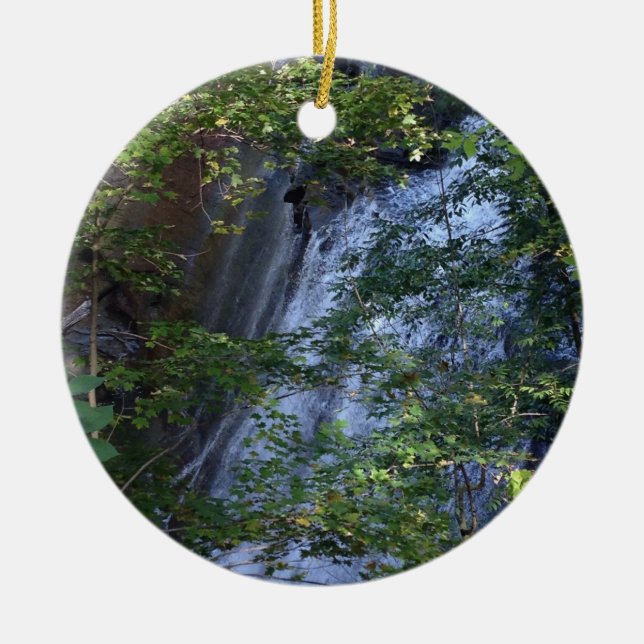 Wasserfall Cuyahoga Nationalpark Keramikornament (Vorne)
