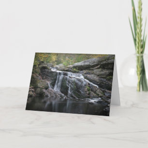 Wasserfall danken Ihnen zu kardieren Dankeskarte
