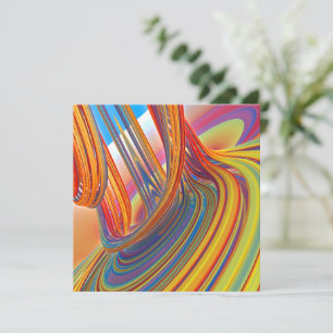 Wasserfall der Farbe Karte