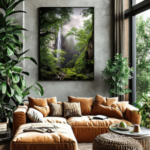 Wasserfall der wilden Seele Poster